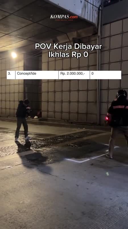 POV Kerja Dibayar Ikhlas Rp 0