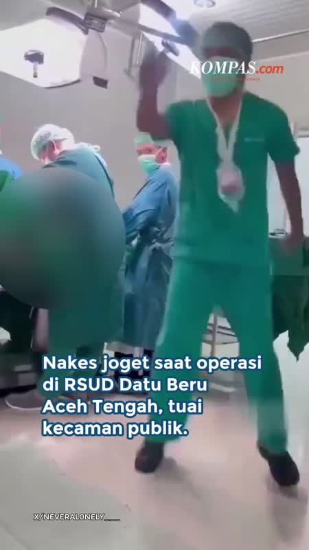 Viral Nakes Joget Saat Operasi di Rumah Sakit Tuai Kecaman Publik