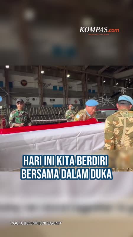 Penghormatan Terakhir 3 Prajurit TNI yang Gugur di Lebanon, UNIFIL: Mereka Tak Terlupakan