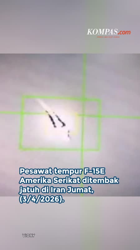 Iran Tembak Jatuh Jet Tempur F-15 Milik AS