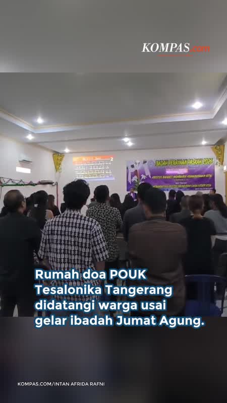 Usai Ibadah Jumat Agung, Rumah Doa POUK Tesalonika Tangerang Disegel Satpol PP