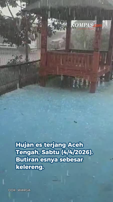 Hujan Es Terjang Aceh Tengah, Butiran Sebesar Kelereng Bikin Kebun Kopi Rusak