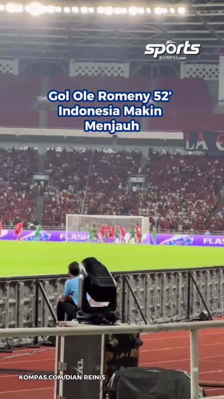 Gol Ole Romeny 52' Indonesia Makin Jauh