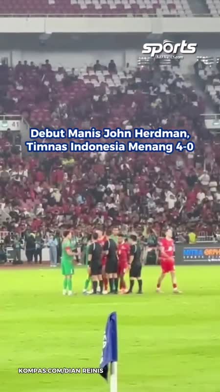 Debut Manis John Herdman TImnas Indonesia Menang 4-0