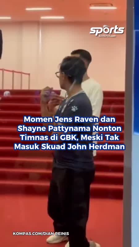 Momen Jens Raven Dan Shayne Pattynama Nonton Timnas Di GBK, Meski Tak Masuk Skuad John Herdman