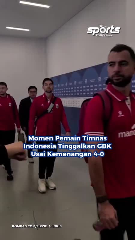 Momen Pemain Timnas Indonesia Tinggalkan GBK Usai Kemenangan 4-0