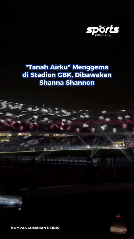 "Tanah Airku" Menggema Di Stadion GBK, Dibawakan Shanna Shannon