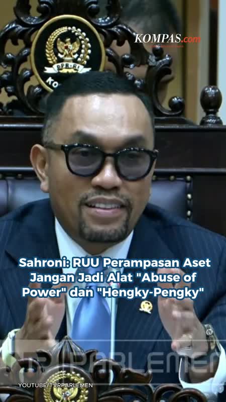 Sahroni: RUU Perampasan Aset Jangan Jadi Alat "Abuse Of Power" Dan "Hengky-Pengky"