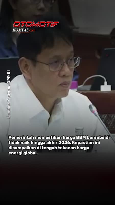 Purbaya Jamin Harga BBM Subsidi Tak Naik hingga Akhir 2026