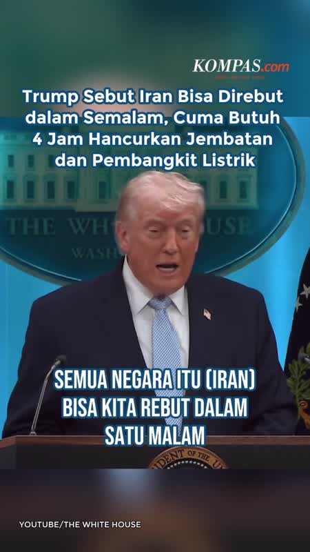 Trump Sebut Iran Bisa Direbut Dalam Semalam, Cuma Butuh 4 Jam Hancurkan Jembatan Dan Pembangkit List