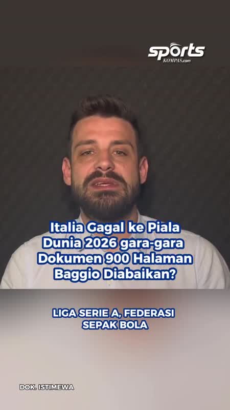Italia Gagal Ke Piala Dunia 2026 Gara-gara Dokumen 900 Halaman Baggio Diabaikan?