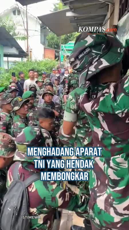 Viral Penertiban Lenteng Agung, TNI AD Bantah Bentrokan Dan Sengketa Lahan