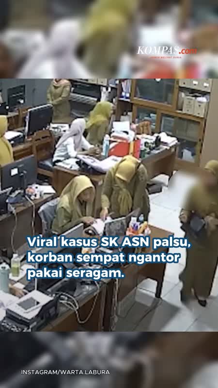 SK ASN Palsu di Gresik, Korban Sempat Masuk Kantor