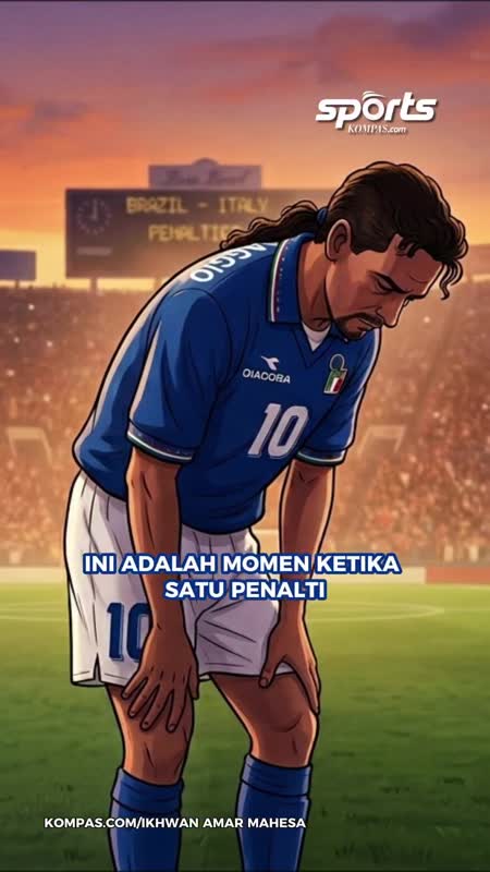 Roberto Baggio, Dari Pahlawan Menjadi Tragedi Untuk Italia Di Final Piala Dunia 1994