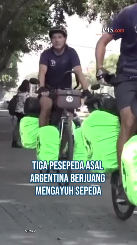 3 Pria Bersepeda 14.000 Km Demi Ketemu Messi Di Piala Dunia 2026