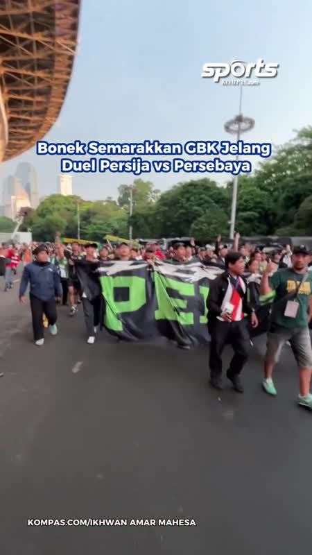 Bonek Semarakkan GBK Jelang Duel Persija Vs Persebaya