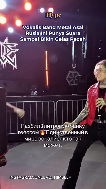 Vokalis Band Metal Asal Rusia Ini Punya Suara Sampai Bikin Gelas Pecah