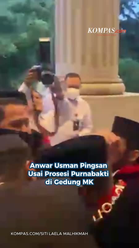 Anwar Usman Pingsan Usai Prosesi Purnabakti Di Gedung MK