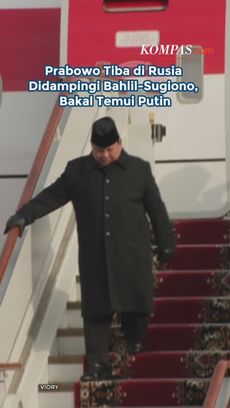Prabowo Tiba di Rusia Didampingi Bahlil-Sugiono, Bakal Temui Putin