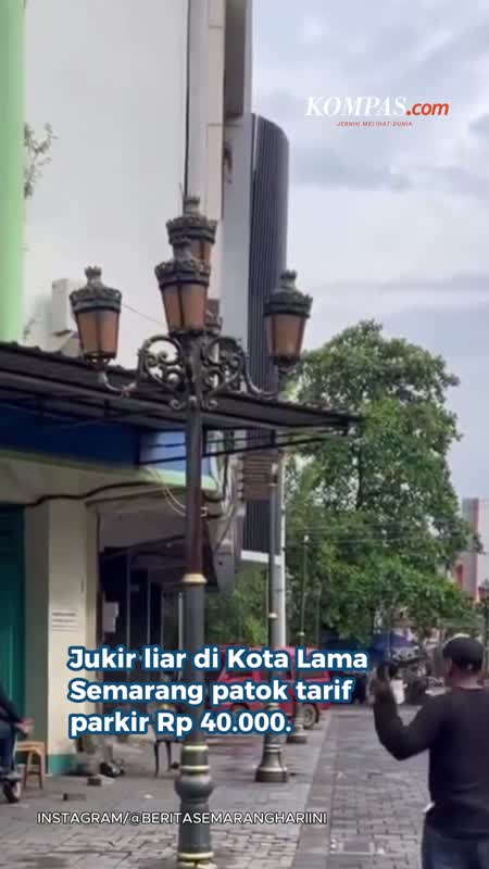 Jukir Liar Getok Tarif Rp 40.000 Di Kota Lama Semarang, Berdalih Lupa Kembalian Karena Hujan