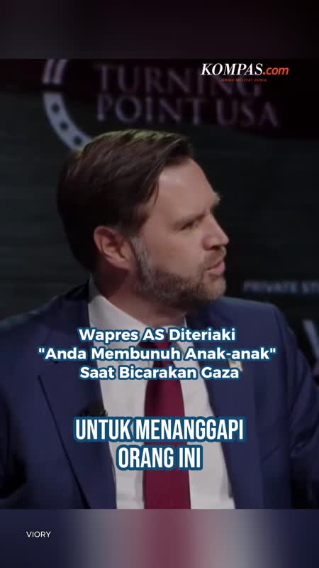 Wapres AS Diteriaki "Anda Membunuh Anak-anak" Saat Bicarakan Gaza
