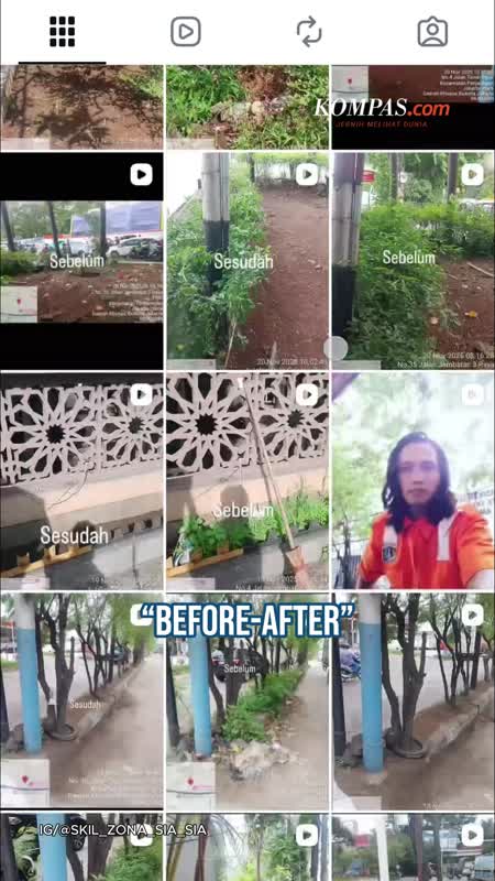 Muklisin Kerja Nyata Bersihkan Sampah, Rajin Bikin Konten 