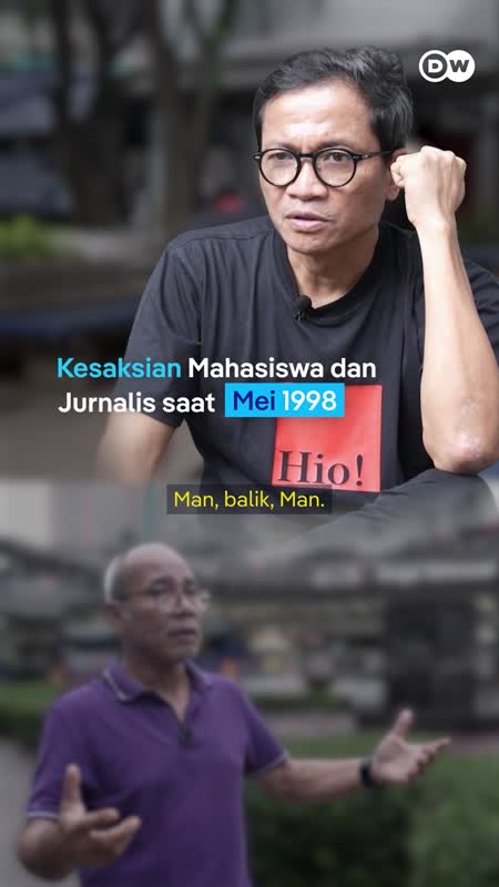 Dua Saksi Penting Sejarah Mei ’98