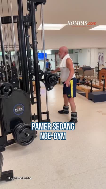 Usianya 80 Tahun, Presiden Brasil Pamer Livestream Nge-gym