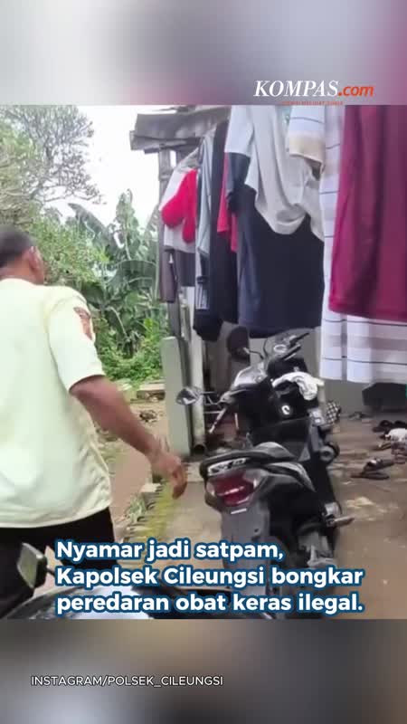 Nyamar Jadi Satpam, Kapolsek Cileungsi Tangkap Pengedar Obat Keras Ilegal