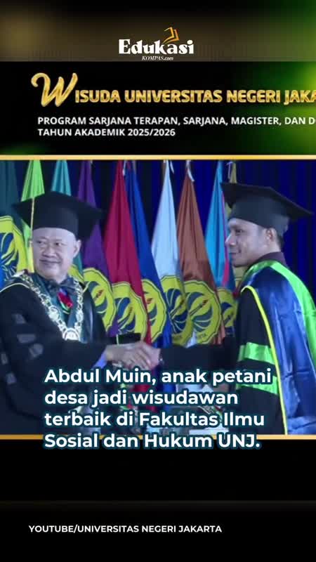 Abdul Muin, Anak Petani yang Jadi Lulusan Magister Terbaik UNJ