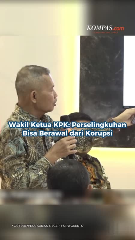 Wakil Ketua KPK: Perselingkuhan Bisa Berawal dari Korupsi