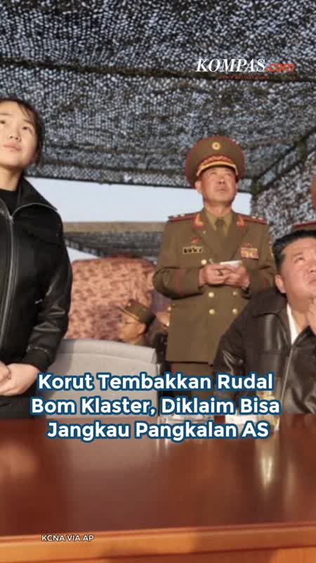 Korut Tembakkan Rudal Bom Klaster, Diklaim Bisa Jangkau Pangkalan AS