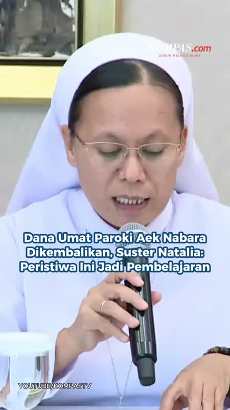 Dana Umat Paroki Aek Nabara Dikembalikan, Suster Natalia: Peristiwa Ini Jadi Pembelajaran