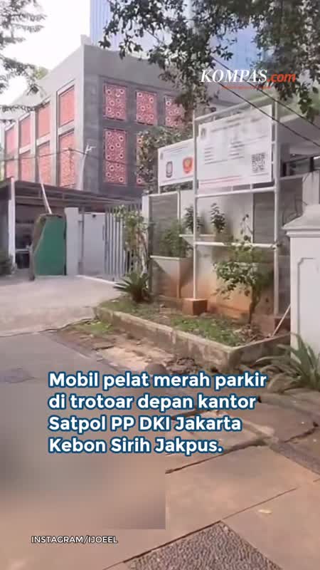 Mobil Dinas Parkir Di Trotoar Jakpus, Satpol PP DKI Minta Maaf