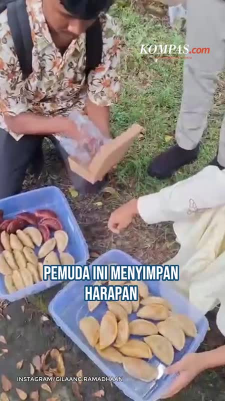 Kisah Gilang, Jualan Cireng Di Lokasi UTBK Sambil Kejar Mimpi Kuliah