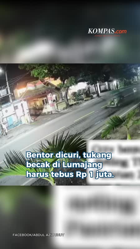 Bentor Dicuri Lalu Digadaikan, Tukang Becak Ini Harus Tebus Rp 1 Juta