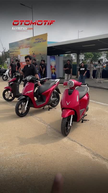 Lihat langsung motor listrik Vinfast yang bakal hadir di Indonesia