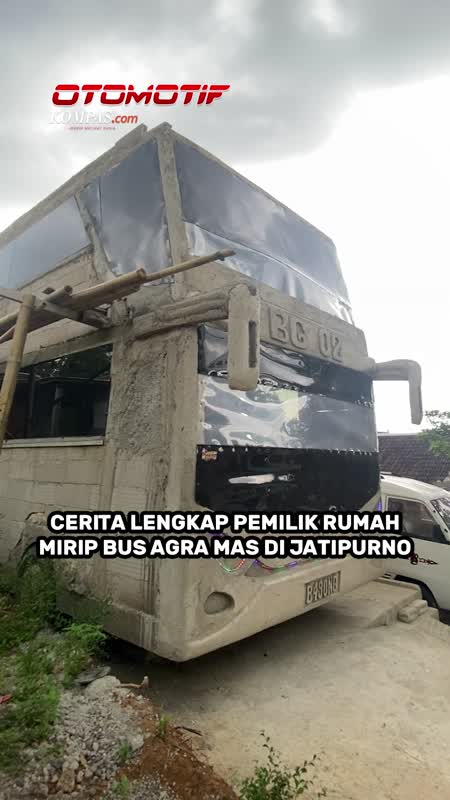 Rumah Mirip Bus Agra Mas di Jatipurno, Ini Cerita Lengkapnya