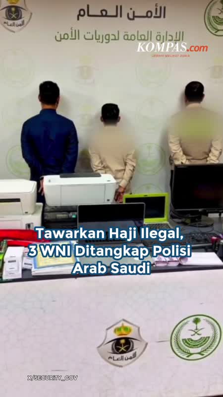 Tawarkan Haji Ilegal, 3 WNI Ditangkap Polisi Arab Saudi