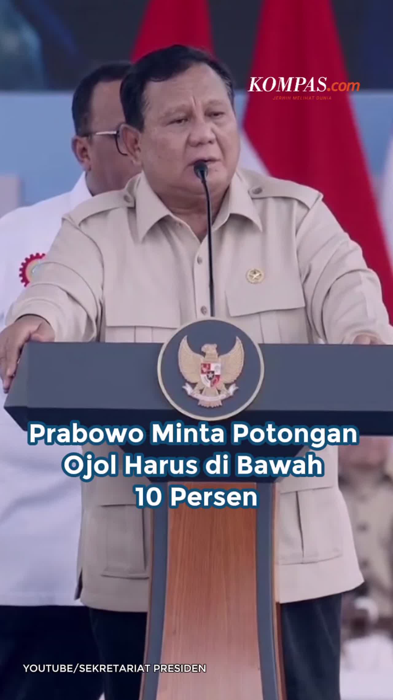 Prabowo Minta Potongan Ojol Harus Di Bawah 10 Persen