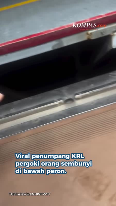 Viral Penumpang KRL Pergoki Pengintip Rok Dari Bawah Peron Stasiun