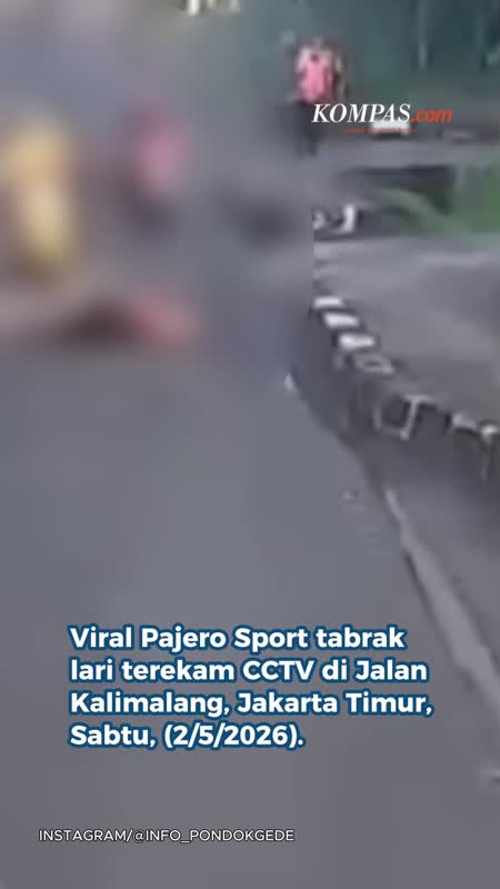 Detik-detik Pajero Tabrak Lari Pedagang Buah, Pengemudi Masih Buron