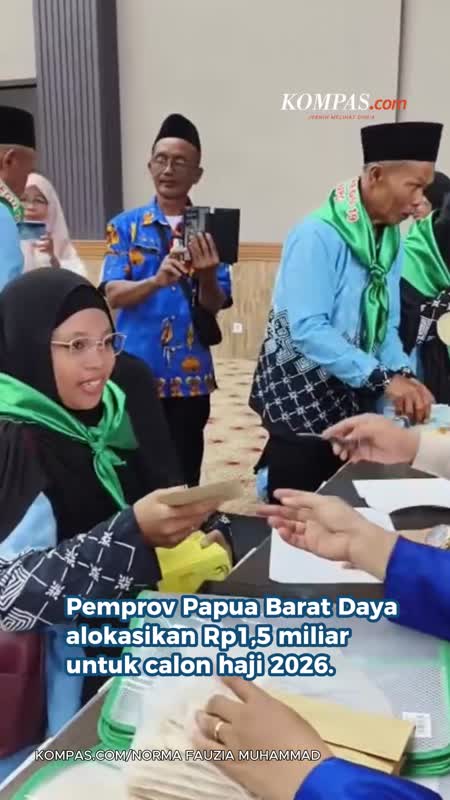 Pemprov Beri Rp 1,5 Miliar, Jemaah Calon Haji Papua Barat Daya Dapat Uang Saku Rp 2 Juta per Orang