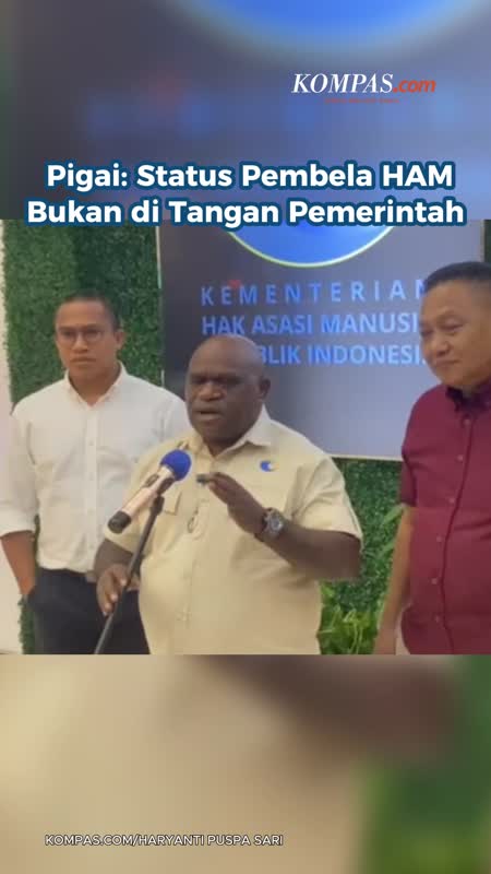 Pigai: Status Pembela HAM Bukan di Tangan Pemerintah