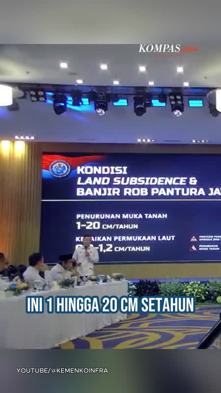 Menko IPK: Penurunan Muka Tanah Jakarta Dan Semarang Terparah