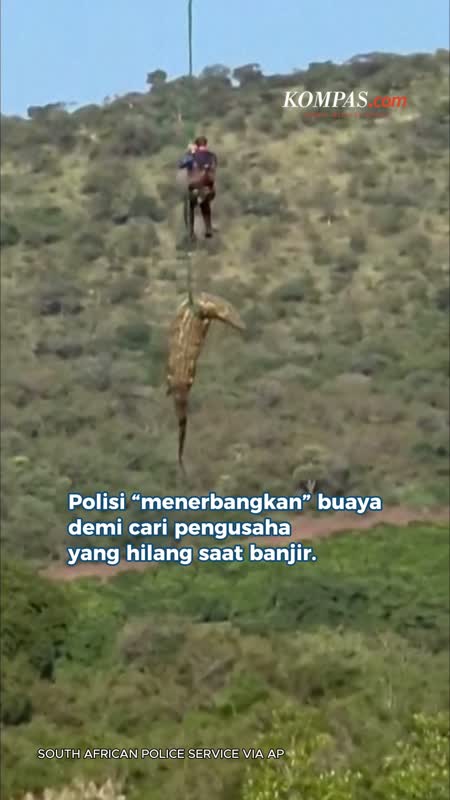 Polisi "Terbangkan" Buaya yang Diduga Memangsa Pengusaha di Afrika