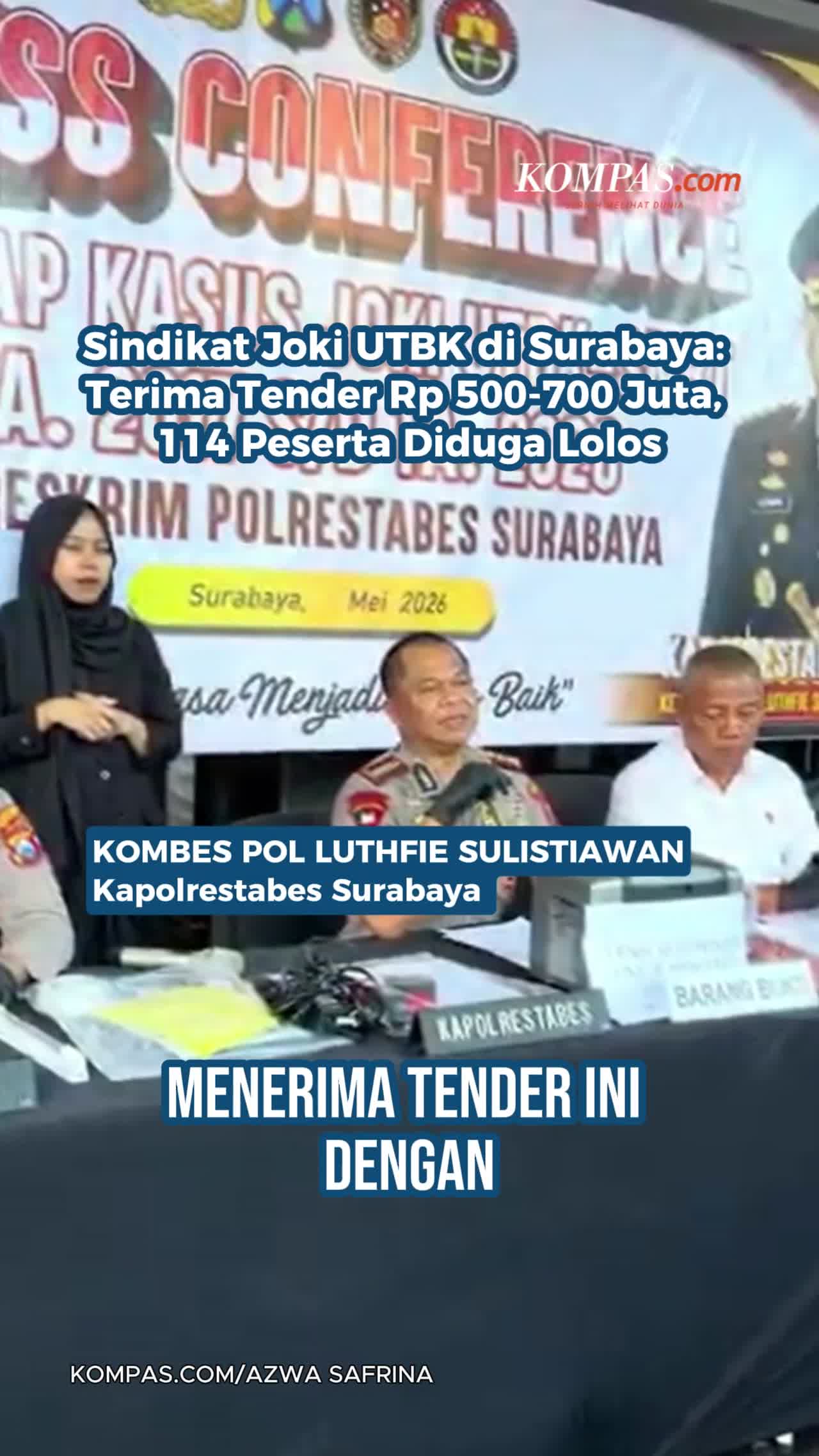 Sindikat Joki UTBK Di Surabaya: Terima Tender Rp 500-700 Juta, 114 Peserta Diduga Lolos
