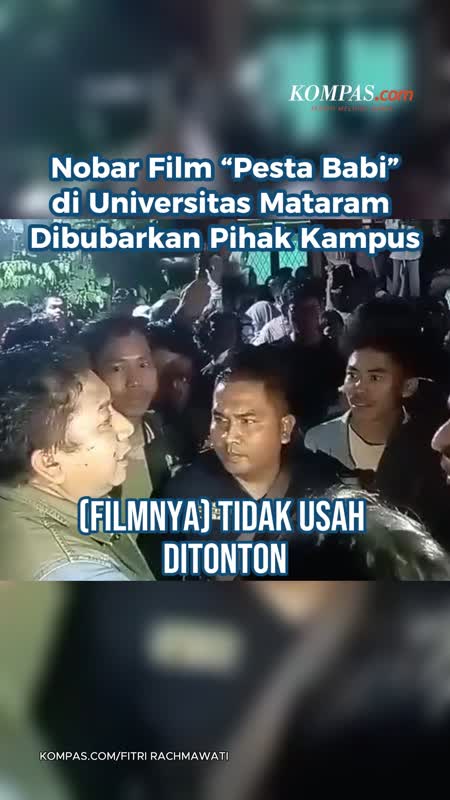 Nobar Film “Pesta Babi” Di Universitas Mataram Dibubarkan Pihak Kampus