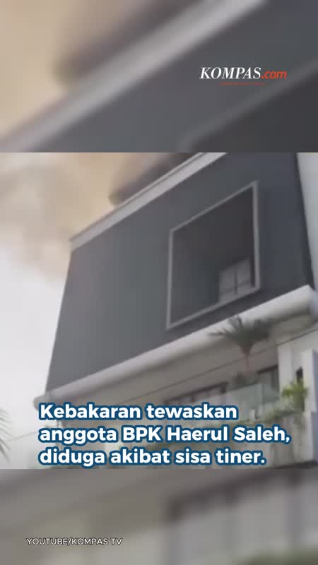 Rumah Terbakar Diduga akibat Sisa Tiner, Anggota BPK Tewas