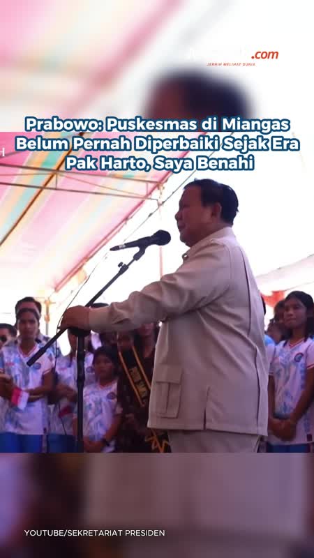 Prabowo: Puskesmas Di Miangas Belum Pernah Diperbaiki Sejak Era Pak Harto, Saya Benahi